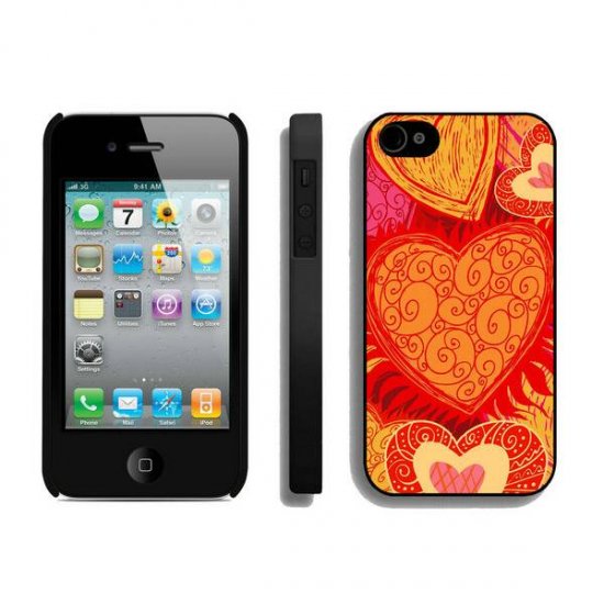 Valentine Love Painting iPhone 4 4S Cases BRU - Click Image to Close